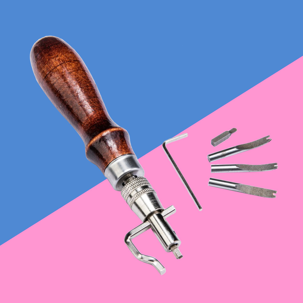 7Pcs Craft Tools Kit Stitching - Groover Stitching Tool ulasan dan harga