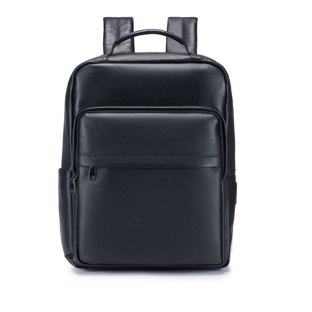 Man Genuine Leather Travel Bac - Leather Work Rucksack Mens ulasan dan harga