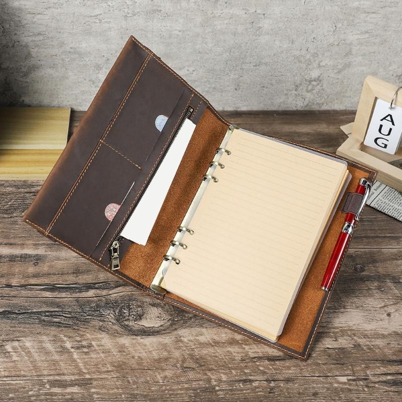 Journal Cover with Genuine Lea - Leather Work Diary Covers ulasan dan harga