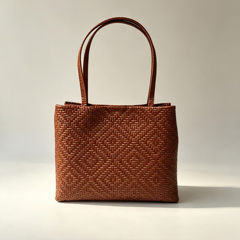 Mendy Genuine Leather Woven Pi - Leatherwork Designs ulasan dan harga