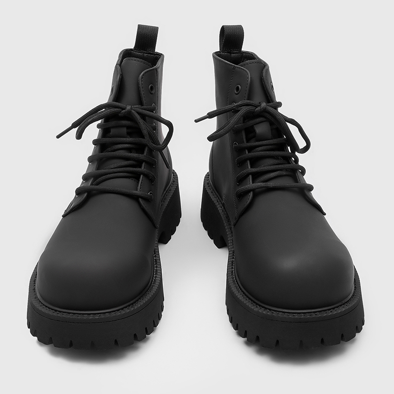 Size 38-46 Men Black High-top  - Leatherwork Designs ulasan dan harga