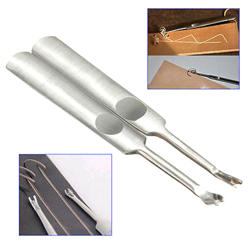 (.) 2Pcs Leather Leathercraft  - Groover Stitching Tool ulasan dan harga