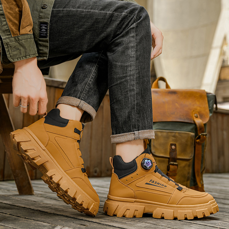2025 Mens Boots Casual Shoes W - Leatherwork Designs ulasan dan harga