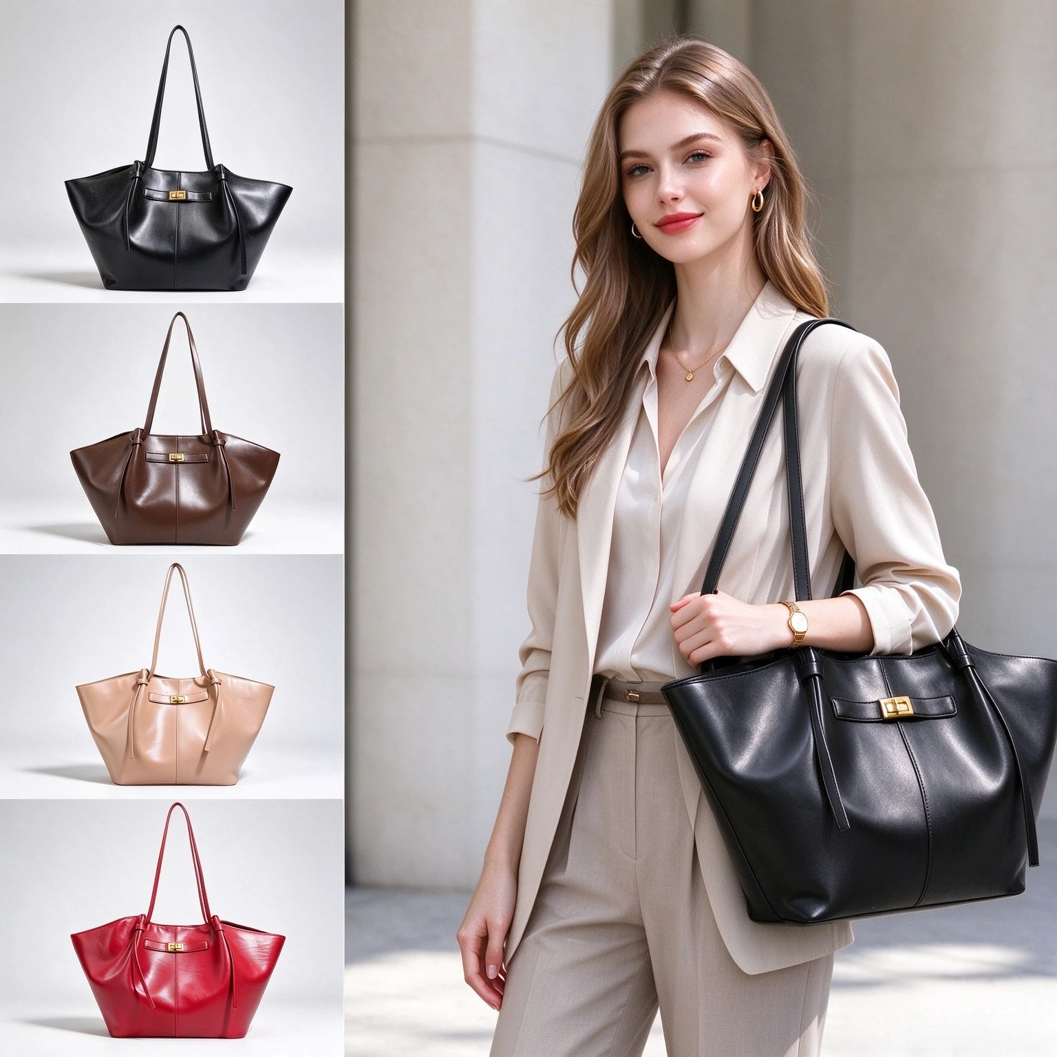 Women Luxury Wing Shape Tote B - Leatherwork Designs ulasan dan harga